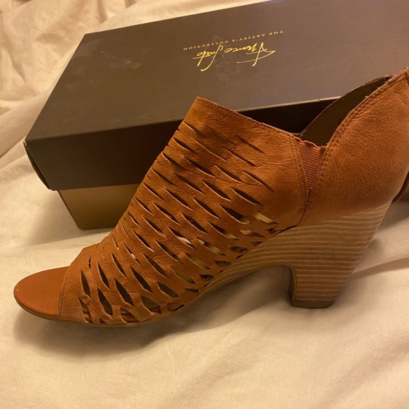 Gently used Franco Sarto Caged Booties - Picture 2 of 2